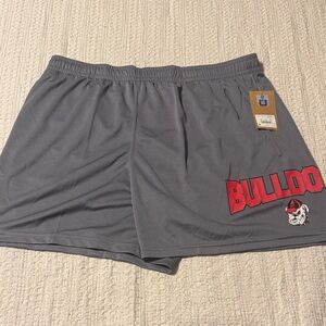 Georgia Bulldogs Gray Athletic Men's Shorts